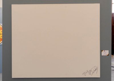 Esposizione dell'opera "Un abissale passo da cui non si potrà mai più tornare indietro!" dell'artista Filippo Circelli, in occasione dell'evento "Metafore" avvenuto a Caltanissetta, Sicilia, presso il palazzo Moncada